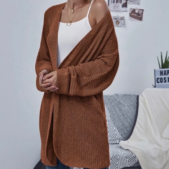 Rust colored cardigan - Picture 3 of 4
